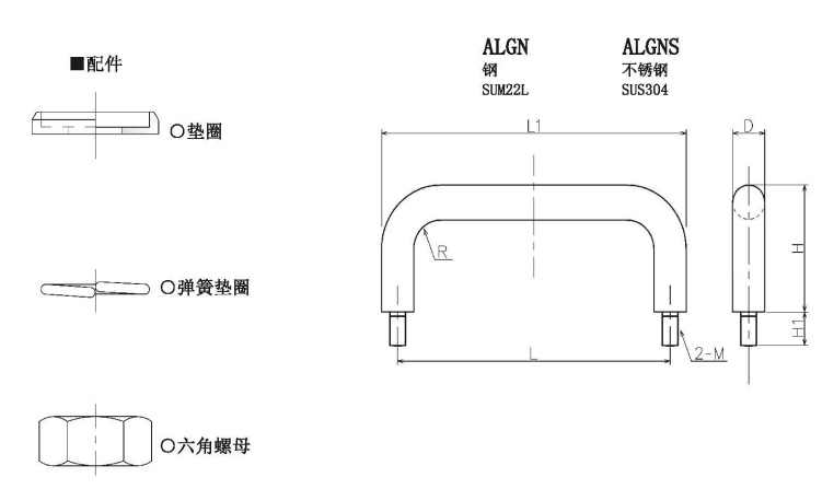 螺紋拉手